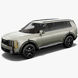 3D Kia Telluride 2027 with interior model