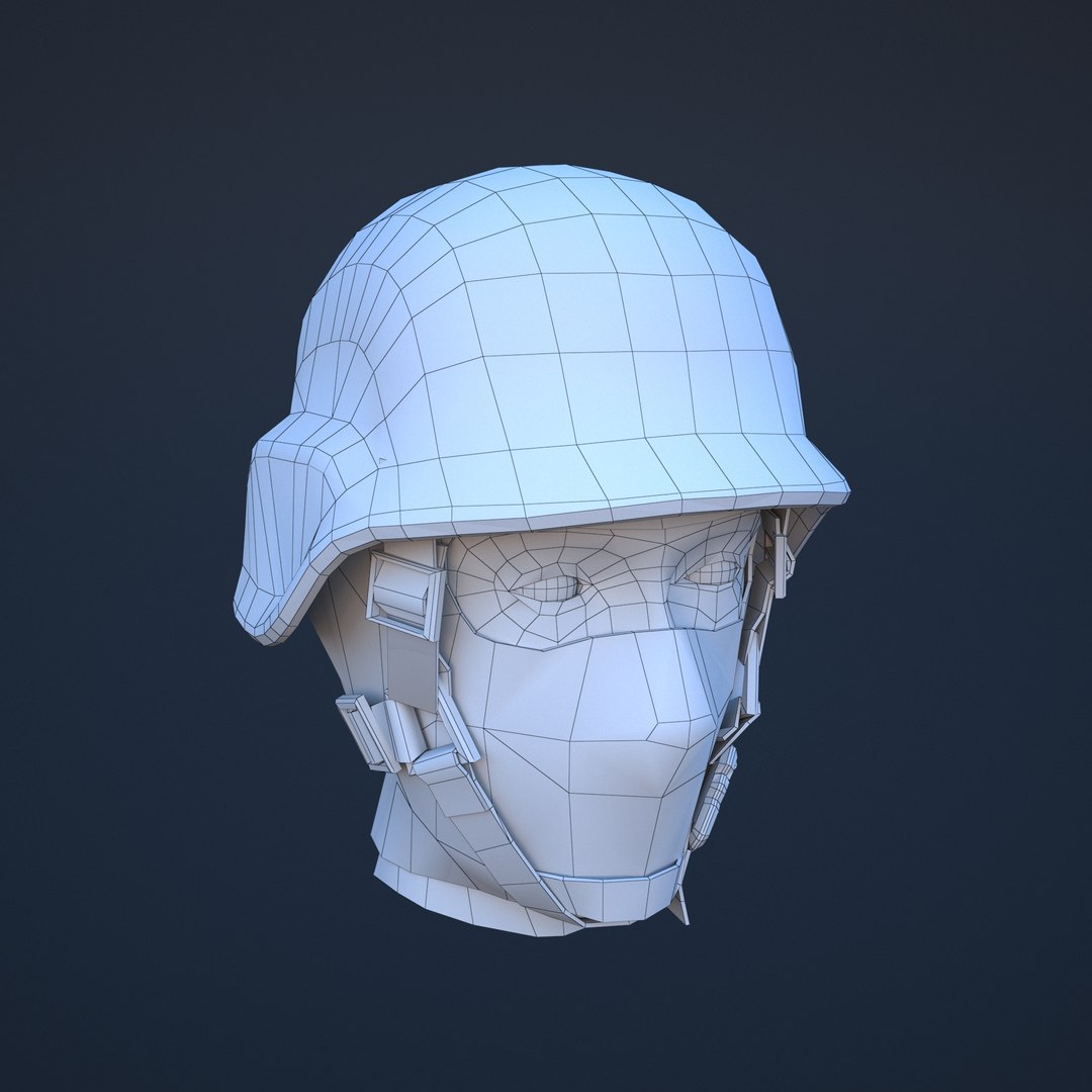 3D Soldier Helmet Model - TurboSquid 1212684