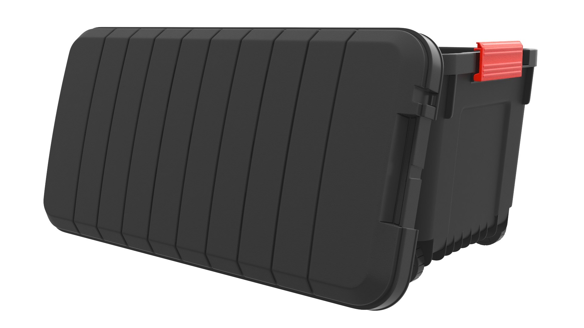 Portable Plastic Storage Trunk Red 3D Model - TurboSquid 2237824