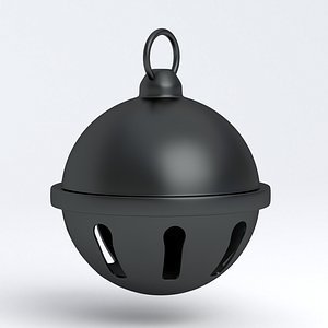 Jingle bell black 3D model