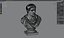 Constantine emperor bust