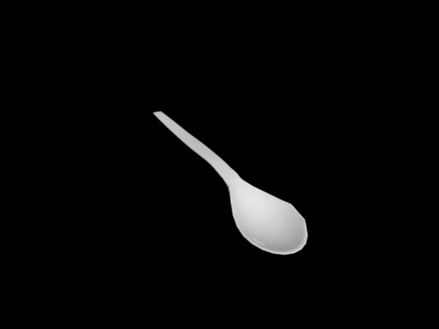 3d Model Of Spoon