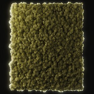 Moss Sphere Low Poly 3