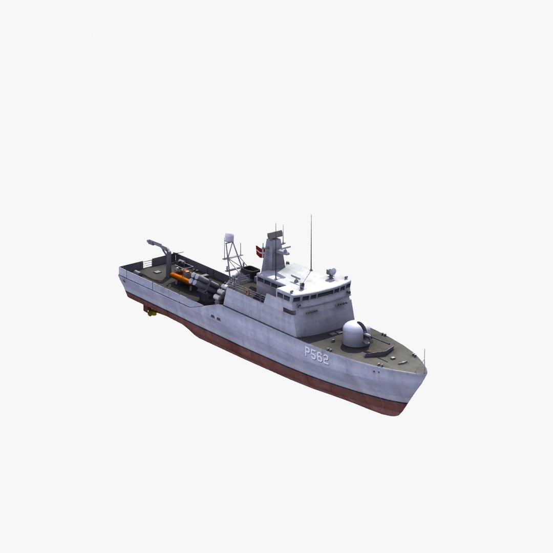 flyvefisken class patrol boat 3d model