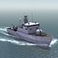 flyvefisken class patrol boat 3d model