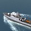 flyvefisken class patrol boat 3d model