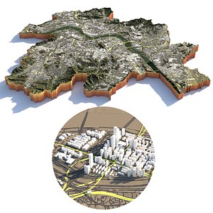 Seoul Terrain city