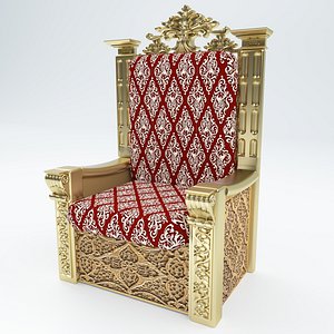 king throne 3D model