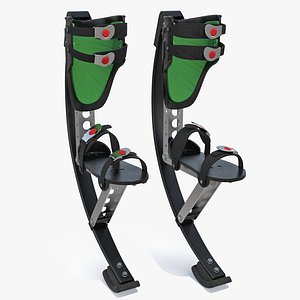 Spring Stilts Generic 3D Model
