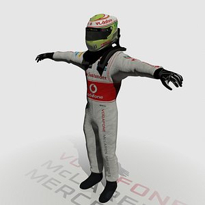 sergio perez 2013 3d max