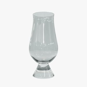 Glencairn Tulip Whiskey Glass 3D model