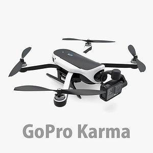 gopro karma drone hero 3d model