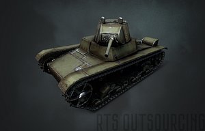 T-26 Obr39 Soviet Tank