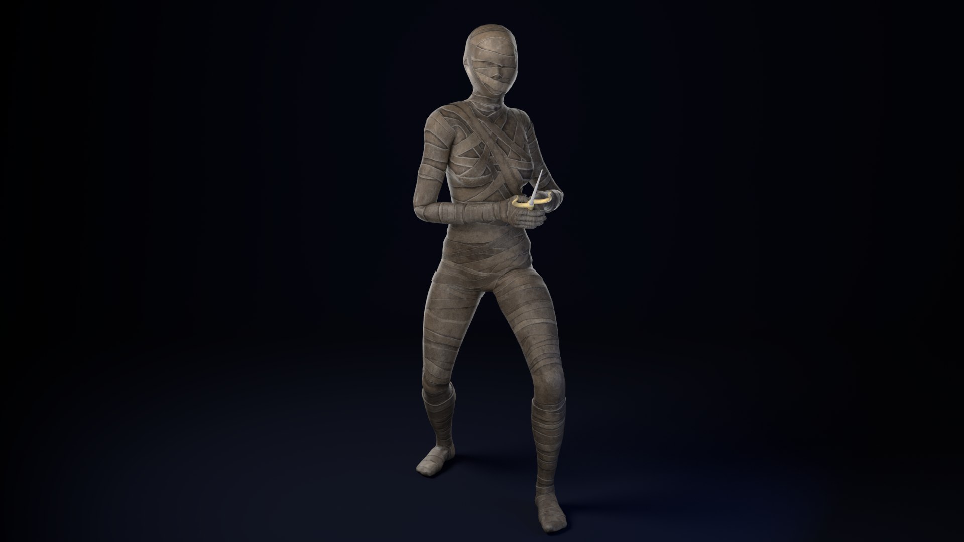 Mummy 3D Model - TurboSquid 2250012