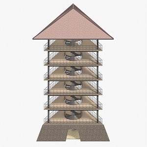 Tropical pavilion 26A82 3D