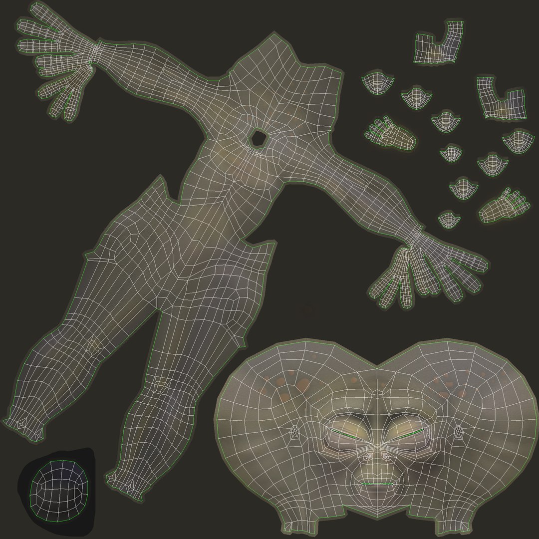 3d Model Rigged Alien