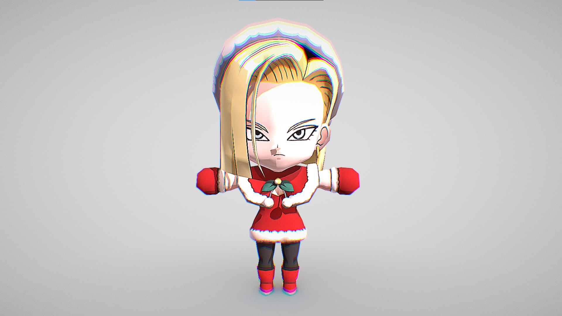 Android 18 Chibi - Dragon Ball Fighter Z Model - TurboSquid 2345678