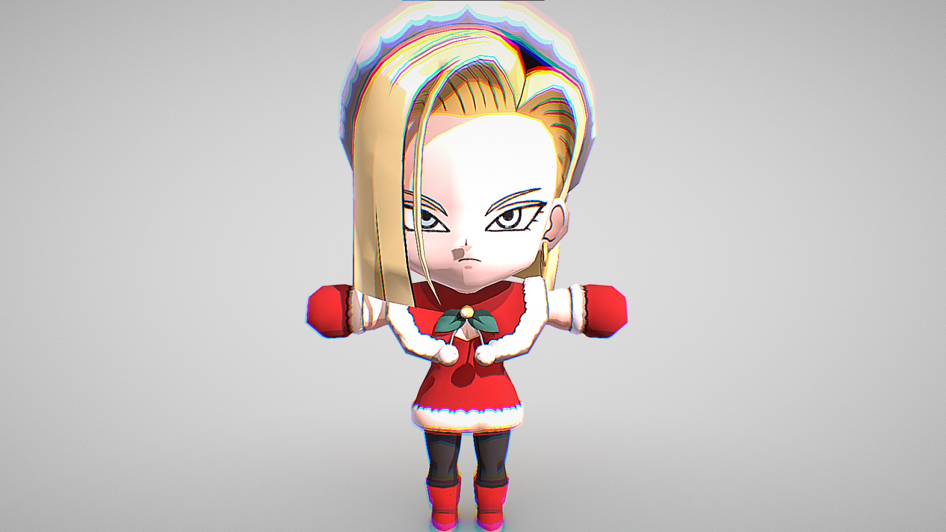 Android 18 Chibi - Dragon Ball Fighter Z Model - TurboSquid 2345678