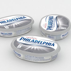 3D philadelphia cream cheese 125g