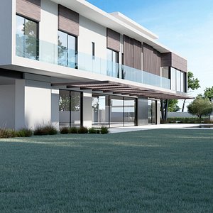 modern building 2 3D model