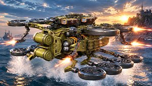 Sci-Fi Assault Drone