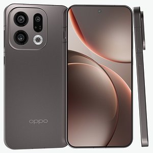 OPPO Find X9 Velvet Titanium 3D model