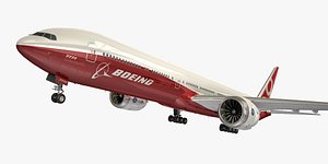 Boeing 777-9 Red