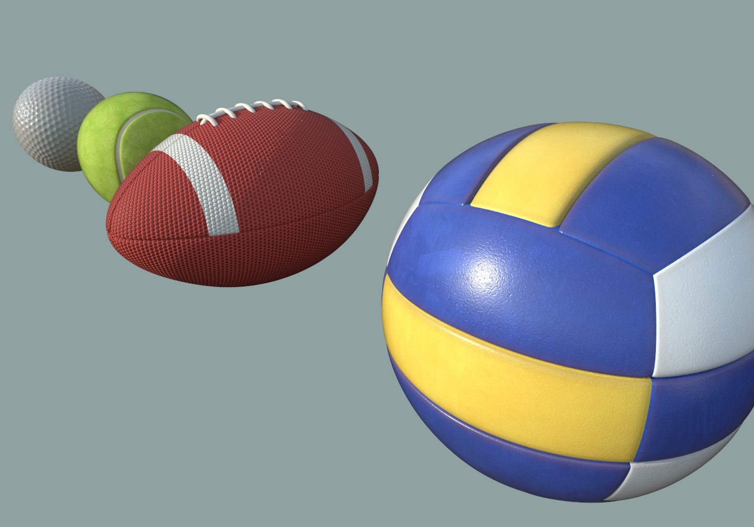 3D Model Balls Pack - TurboSquid 1614658