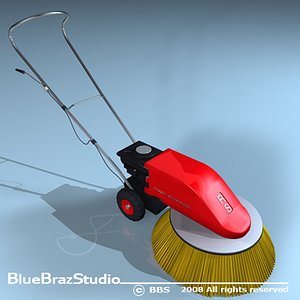 road sweeper 3d c4d