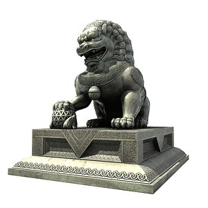 max lion statue chinese