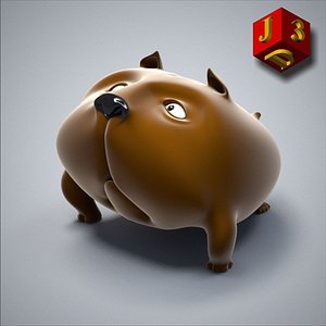 3d dog toy