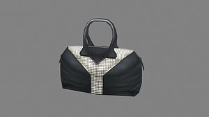 3D Cartoon Ladies Wallet - black cosmetic bag