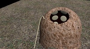 old stone oven tandoor 3D model