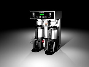 3d coffee brewer model