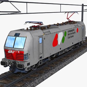 3D model siemens vectron 191 011 compagnia ferroviaria italiana