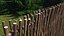 Wattle Fence Panel High