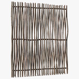 Wattle Fence Panel High