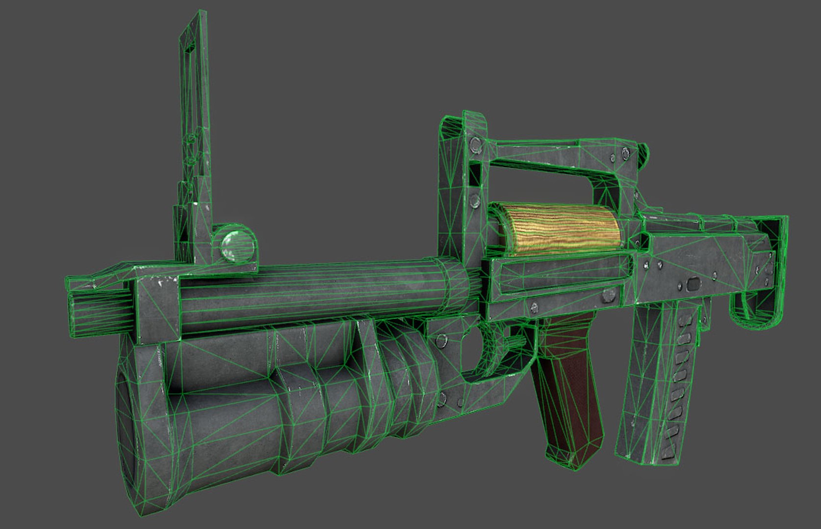 Groza Oc Grenade Launcher 3d Model