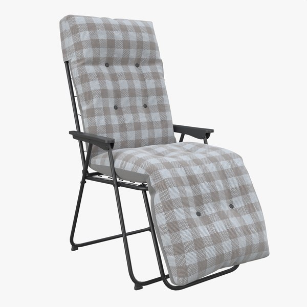 Argos Metal Folding Sun Lounger 3D Model In Outdoor Items, 57 OFF