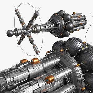 3D Interstellar Drive Block with Modular Propulsion Bays