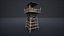 WATCHTOWER PLATFORM MEDIEVAL SLAVIC TOWER VILLAGE COLLECTION AAA