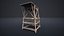 WATCHTOWER PLATFORM MEDIEVAL SLAVIC TOWER VILLAGE COLLECTION AAA