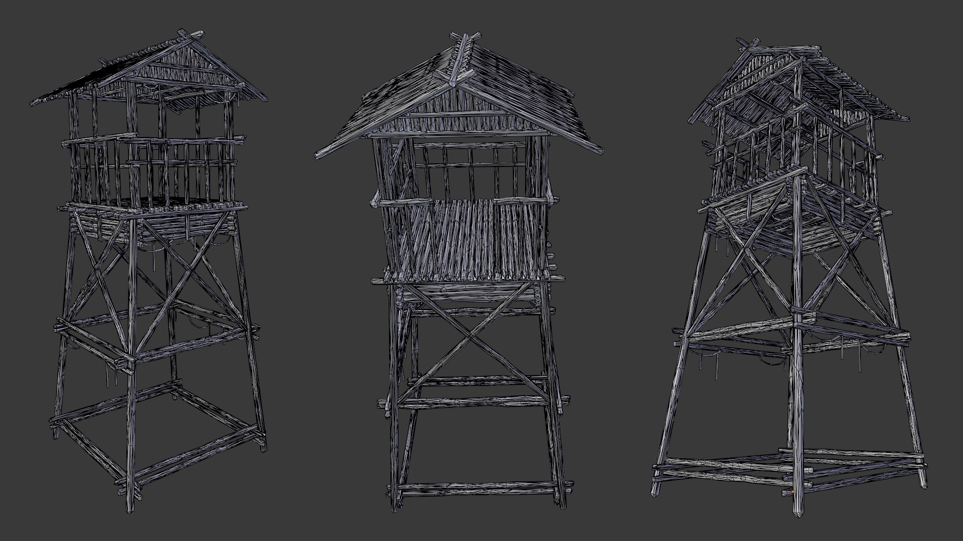 3D WATCHTOWER PLATFORM MEDIEVAL SLAVIC TOWER VILLAGE COLLECTION AAA model https://p.turbosquid.com/ts-thumb/K7/gOUtr3/NO/wire2/png/1671226505/1920x1080/fit_q87/a7d4996f984424c9477a13acd70f6623152e8dea/wire2.jpg