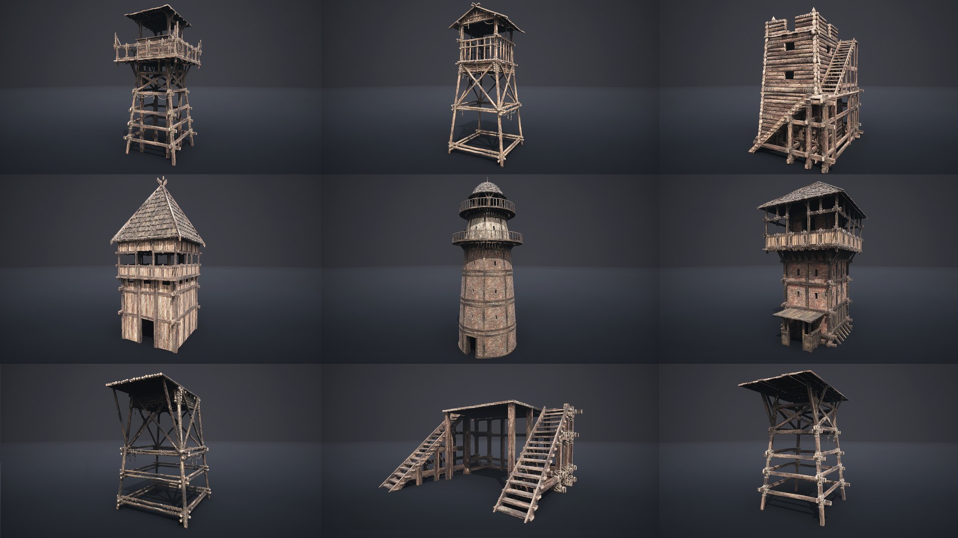 3D WATCHTOWER PLATFORM MEDIEVAL SLAVIC TOWER VILLAGE COLLECTION AAA model https://p.turbosquid.com/ts-thumb/K7/gOUtr3/Pd/hall1920x1080/png/1671226758/1920x1080/fit_q87/8bbc0a185b2f4f47c8adca7f8e6e0cbb1c2c1987/hall1920x1080.jpg
