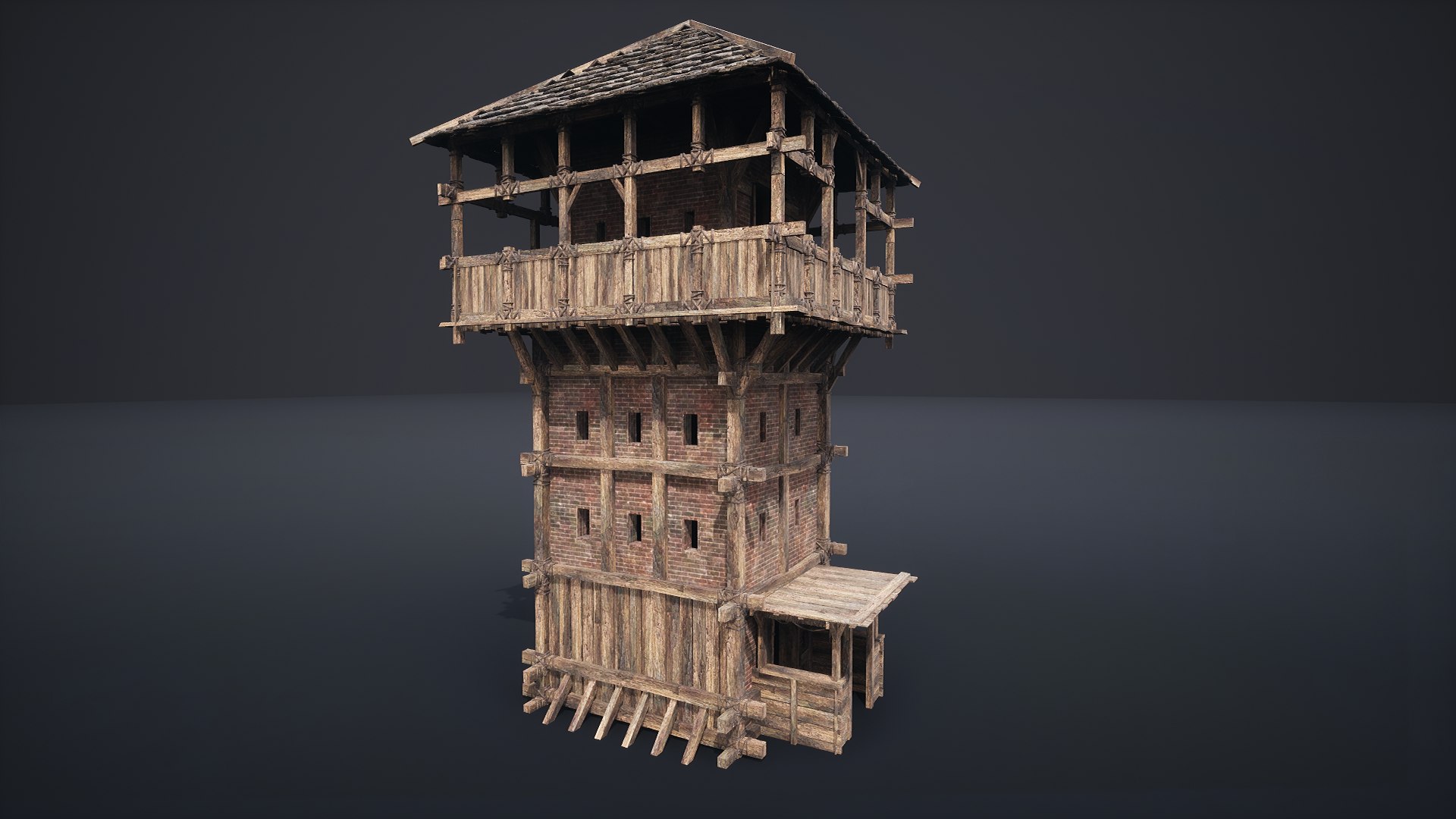 3D WATCHTOWER PLATFORM MEDIEVAL SLAVIC TOWER VILLAGE COLLECTION AAA model https://p.turbosquid.com/ts-thumb/K7/gOUtr3/Uk/w33/png/1671226268/1920x1080/fit_q87/ced8f02473b3b41ada426b6d50f3685492fd53c4/w33.jpg