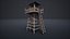 WATCHTOWER PLATFORM MEDIEVAL SLAVIC TOWER VILLAGE COLLECTION AAA