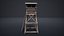 WATCHTOWER PLATFORM MEDIEVAL SLAVIC TOWER VILLAGE COLLECTION AAA