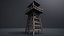 WATCHTOWER PLATFORM MEDIEVAL SLAVIC TOWER VILLAGE COLLECTION AAA