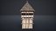 WATCHTOWER PLATFORM MEDIEVAL SLAVIC TOWER VILLAGE COLLECTION AAA