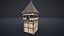 WATCHTOWER PLATFORM MEDIEVAL SLAVIC TOWER VILLAGE COLLECTION AAA